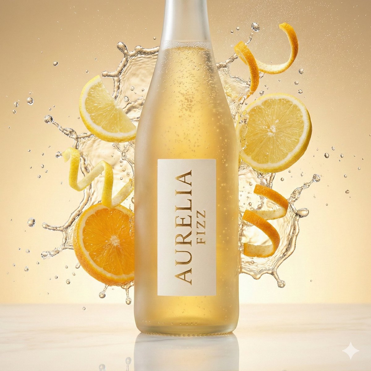 Aurelia Fizz Zitrus Tonic High-Speed Splash Fotografie