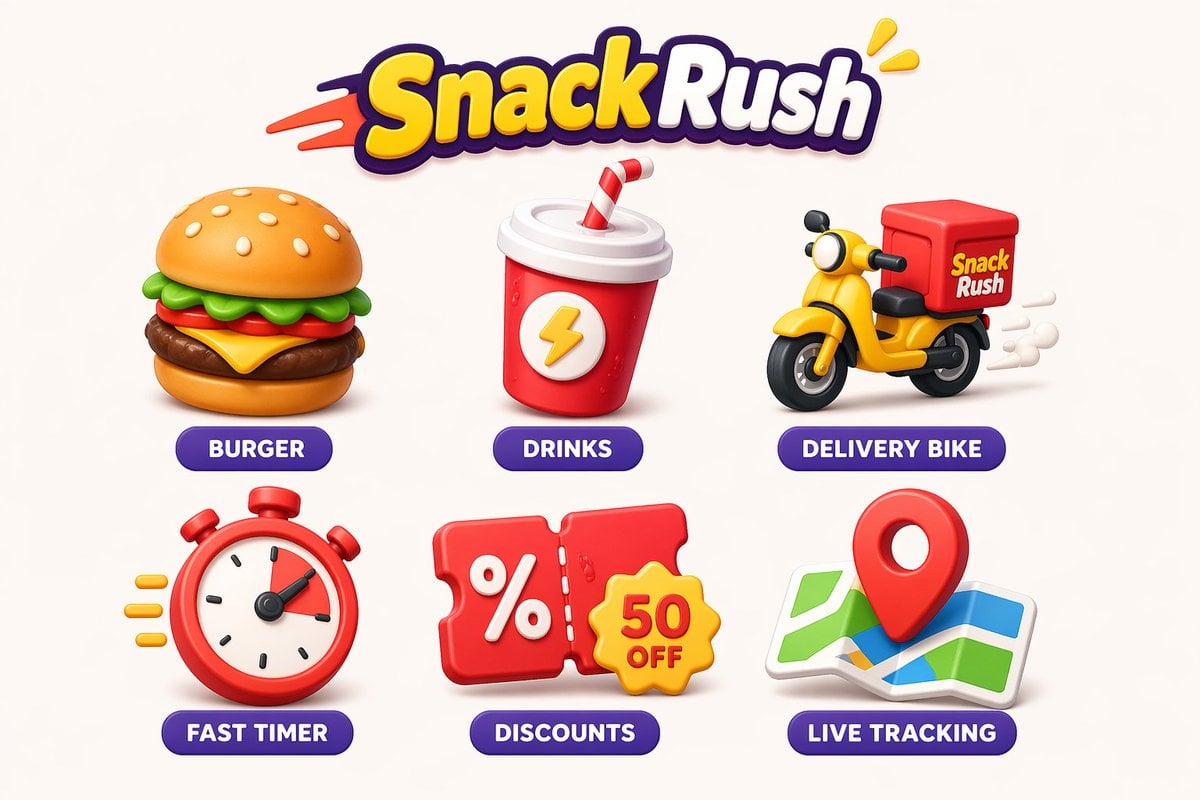 AI Prompt for Cohesive Playful Brand Icon Collection